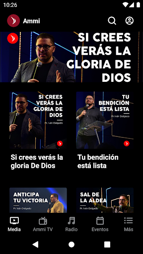 Android application Iglesia Ammi screenshort