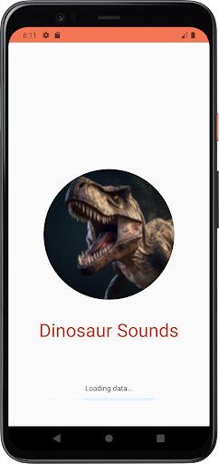 Android application Dinosaur Sounds screenshort