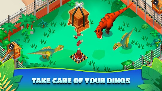 Idle Dinosaur Park Tycoon v0.9.3 Mod Apk (Unlimited Money/Theme Park) Free For Android 4