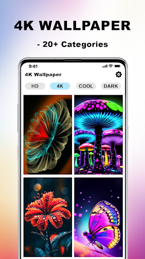 4K Wallpaper Lock-home screen