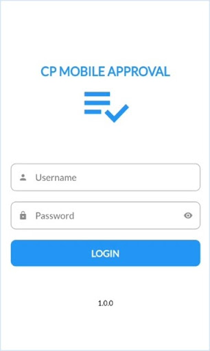 Android application CP Mobile Approval screenshort