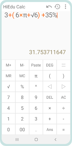 Android application HiEdu Calculator : All-in-one screenshort