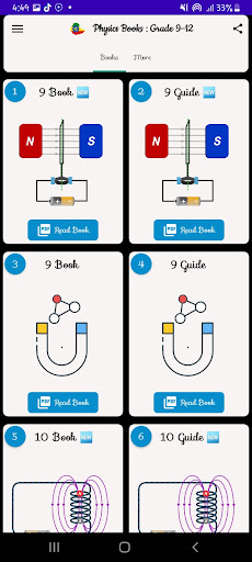 Android application Physics Books : Grade 9 - 12 screenshort