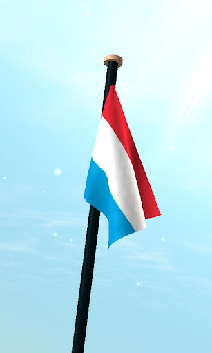 Luxembourg Flag 3D Free Screen 3
