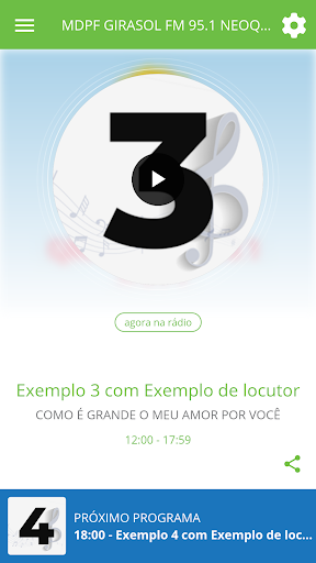 Android application MDPF GIRASOL FM 95.1 NEOQEAV screenshort