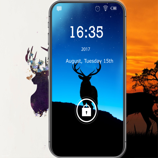 Deer wallpaper logo