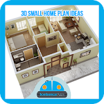 Cover Image of ดาวน์โหลด 3D Small Home Plan Ideas 1.0 APK