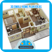 3D Small Home Plan Ideas  Icon