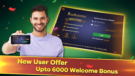 Android application RozRummy - Indian Rummy Online screenshort