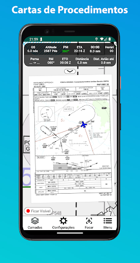 Android application WAC Bras - Navegação Aérea screenshort