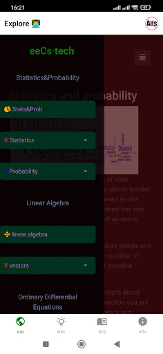 Android application eeCsTech screenshort
