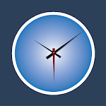 Stylish Digi Clock - Blue Theme Apk