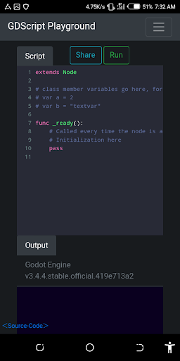 GD Script Compiler Screen 2