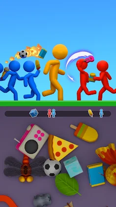 Stickman Match 3D - Screenshot 2