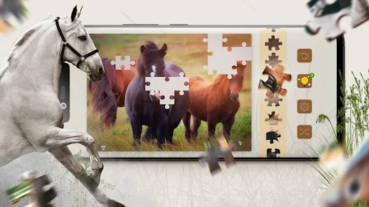 Jigsaw Puzzle Horses Edition