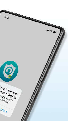 QTI Authenticator Screen 2