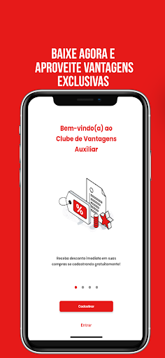 Android application Clube de Vantagens Auxiliar screenshort