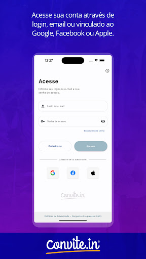 Convite.in - Convite QR CODE screenshot 1