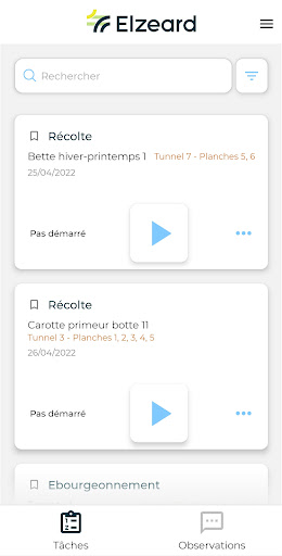 Android application Elzeard screenshort