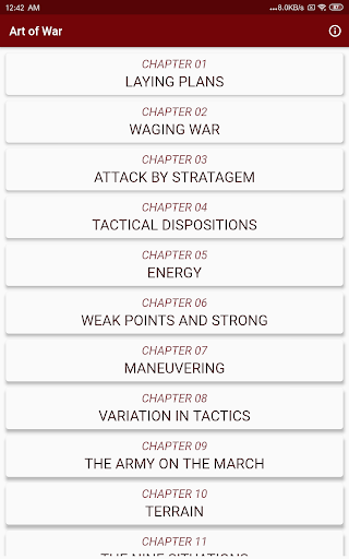 Art of War (Sun Tzu) Screen 3