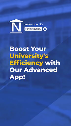 Android application Uni123 for Institution screenshort