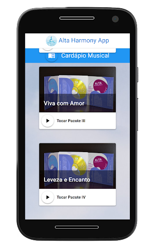 Alta Harmony App Screen 3