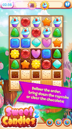 Sweet Candies 2 - Chocolate Cookie Candy Match 3