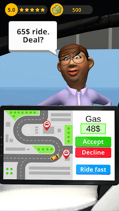 Taxi Driver Simulator - Screenshot 1