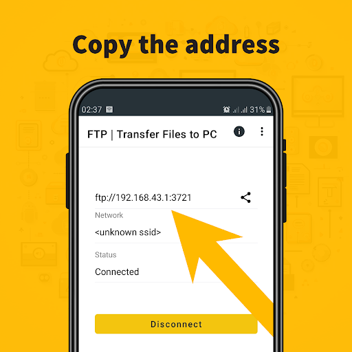 FTP | Transfer Files to PC Screen 3