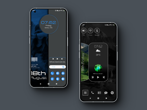 Remix 2 KLWP Theme Screen 2