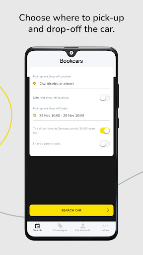 Bookcars Screen 3
