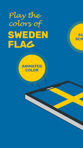 Android application Sweden Flag & National Anthem screenshort