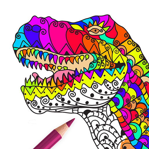 Adult Dinosaur Coloring Pages 1.7 Icon