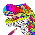 Cover Image of 下载 Adult Dinosaur Coloring Pages  APK