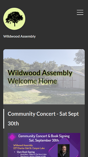 Android application Wildwood Assembly screenshort