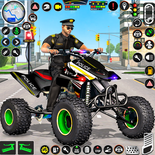 US Police ATV Transporter Game logo