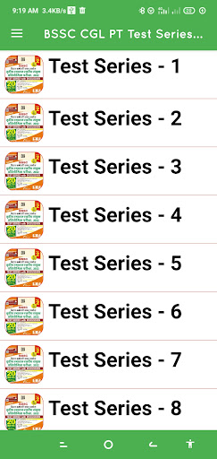 BSSC CGL Test Series Volume 2 Screen 3