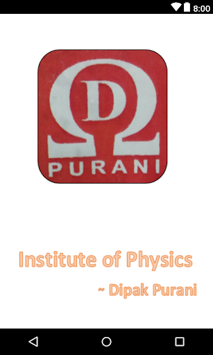 Android application Institute of Physics - Dipak p screenshort