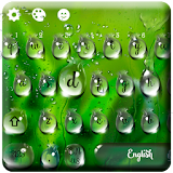 Green Waterdrops Keyboard Theme icon