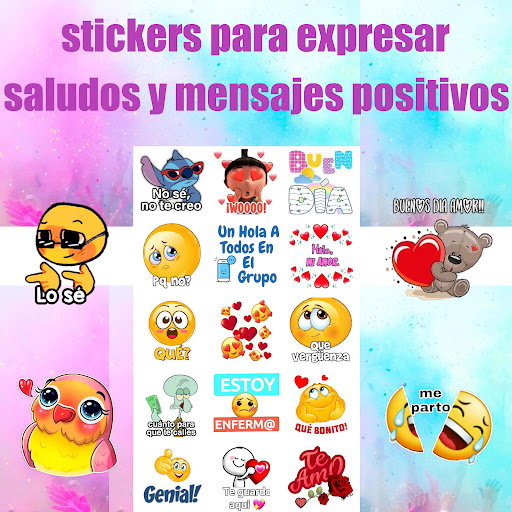 pegatinas de buenos dias Screen 2