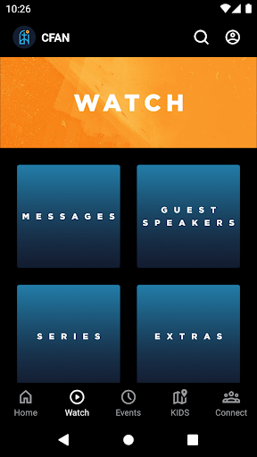 Church For All Nations App Screen 2