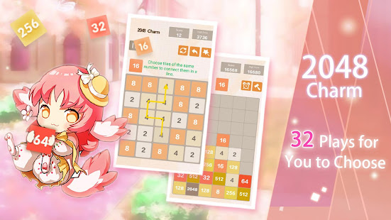 2048 Charm: Classic Number Puzzle Game screenshots 8