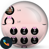 Ribbon Pink Contacts & Dialer Theme icon