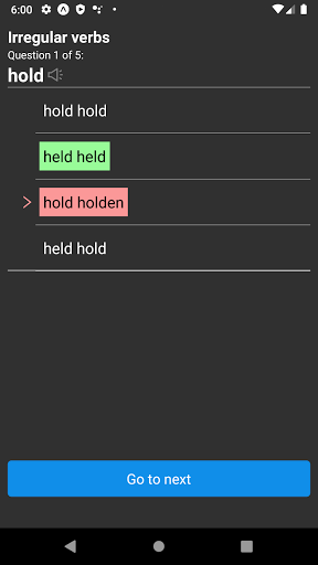 English irregular verbs