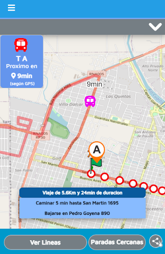 Rio Cuarto Bus Screen 3