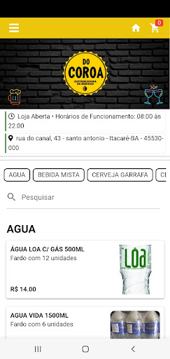 Android application Do Coroa screenshort