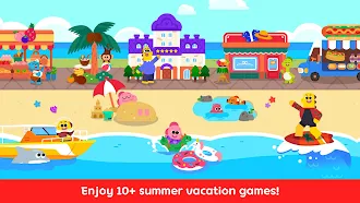 Game screenshot ココビとなつやすみ -旅行ゲーム、子供の水遊び、キッズゲーム mod apk
