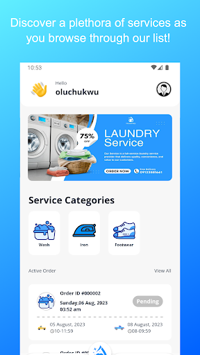 Android application HouseHelp screenshort