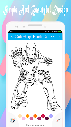 Superhero Coloring Bookのおすすめ画像1