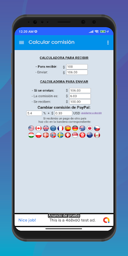 Calculadora para Paypal (fees) 1
